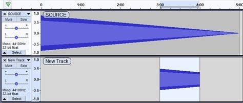 How to merge an interrupted recording with Audacity
