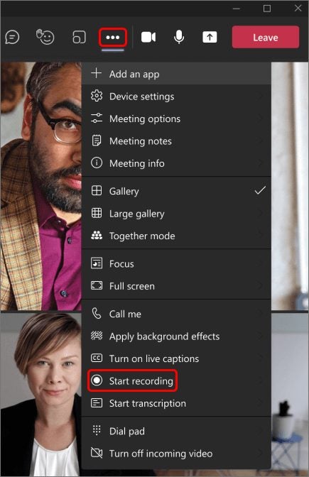 How to record a Microsoft Teams call or meeting