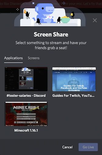 How to stream to Discord Community