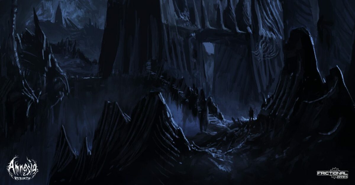 Amnesia Rebirth dark world.