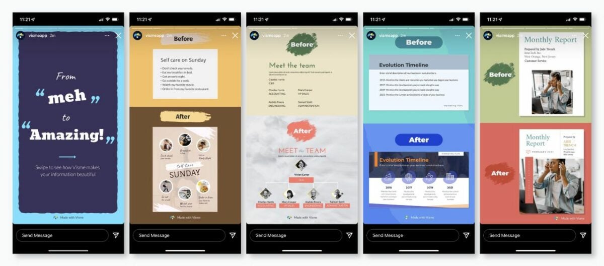 Adobe Express helps you grab your followers' attention quickly with unique Instagram stories.