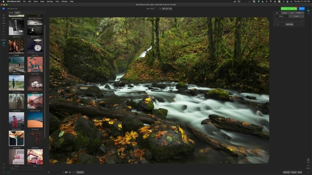 ON1 Effects also functions as a standalone app and brings dozens of unique effects to your workflow