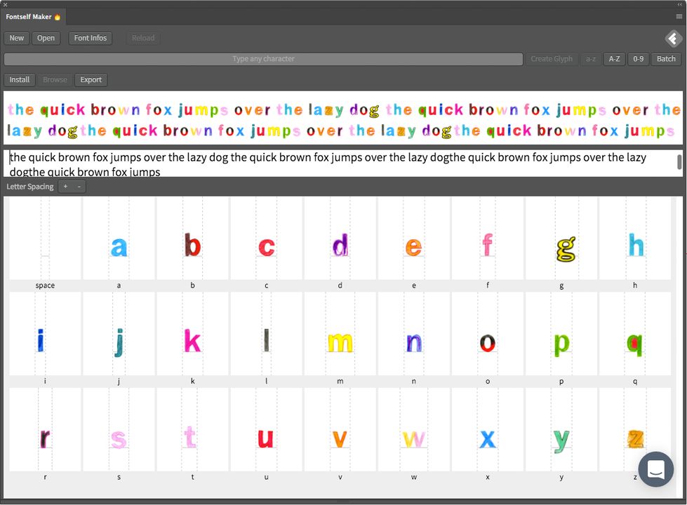 Fontself Maker lets you easily create unique OpenFace fonts in Photoshop