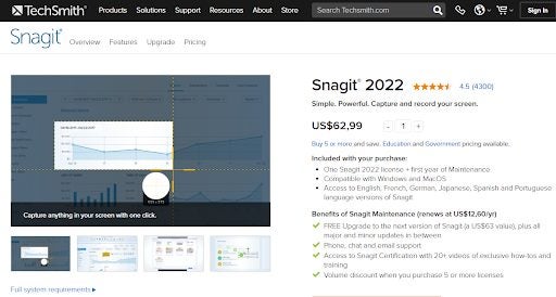 How to use Snagit to capture your screen