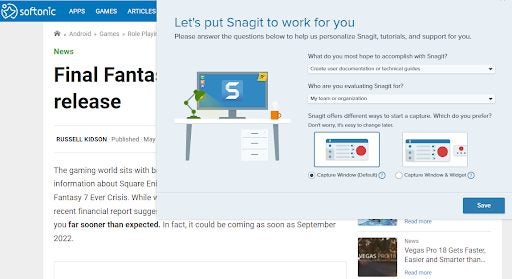 How to use Snagit to capture your screen