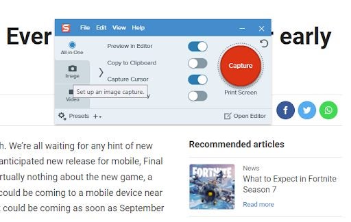 How to use Snagit to capture your screen