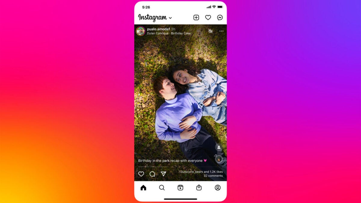 Instagram Immersive feature