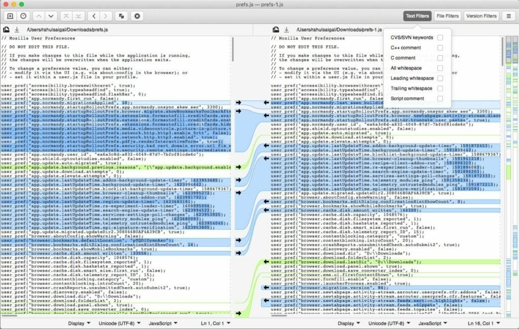 The 5 best Mac file comparison and diff tools