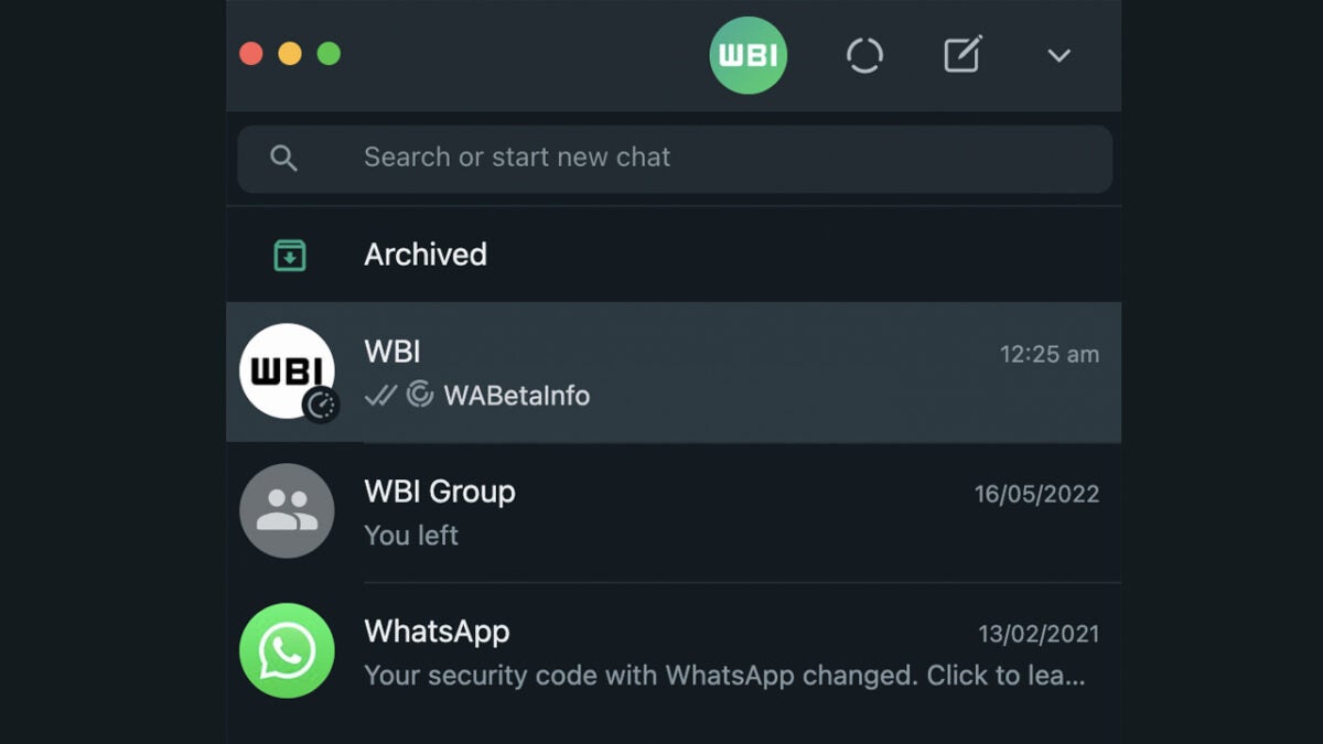 New WhatsApp status update feature