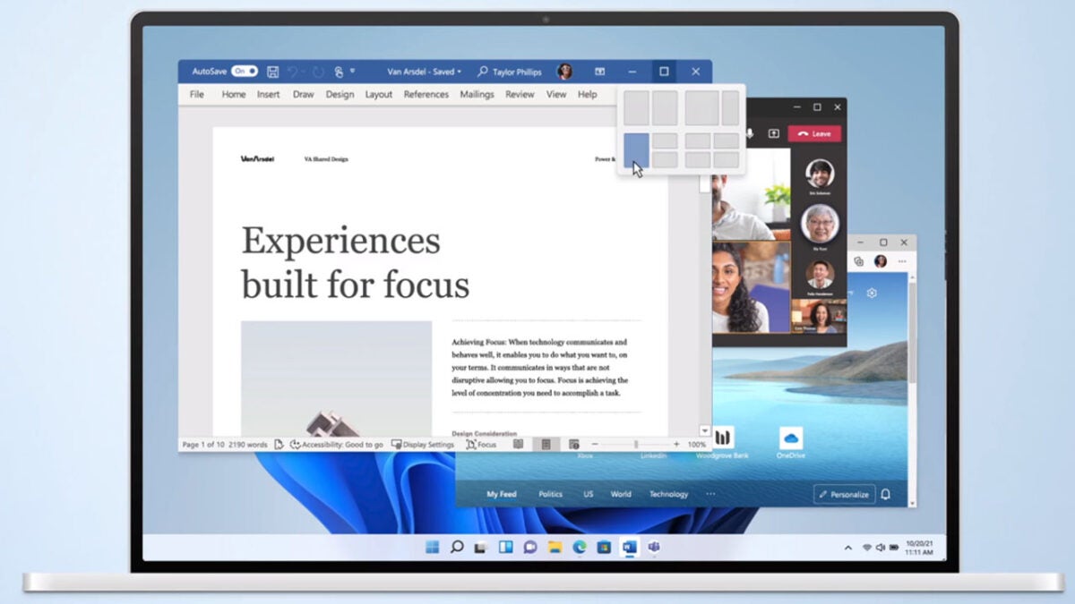 Windows 11 laptop
