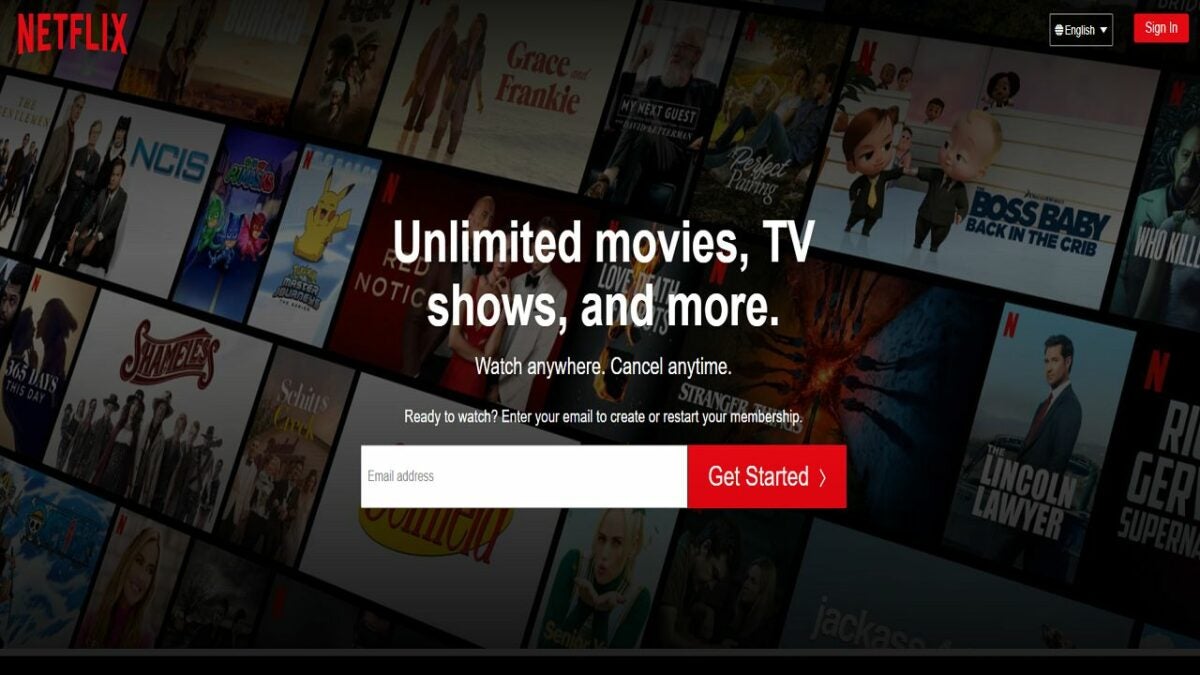 Load your Netflix account