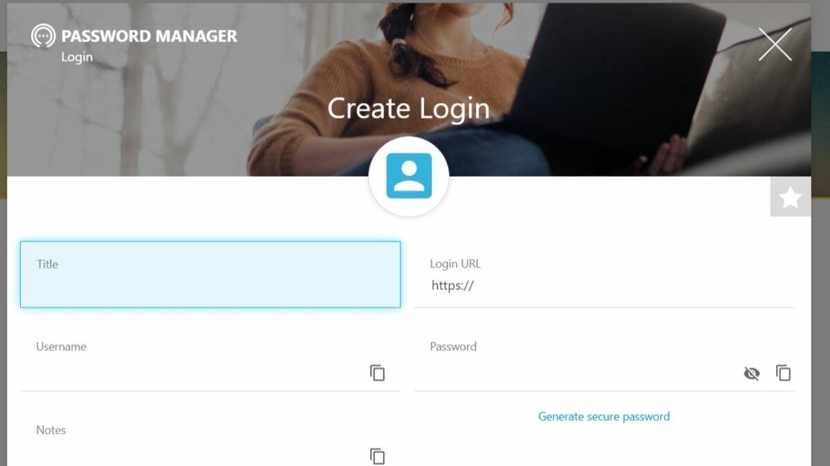 Add login details