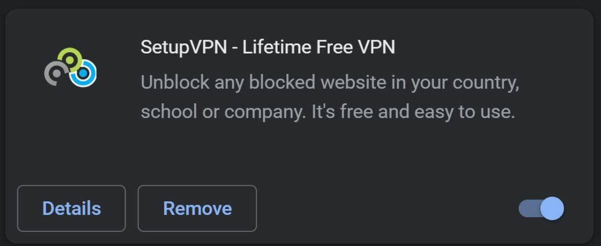 Ensure the extension is enabled in Chrome