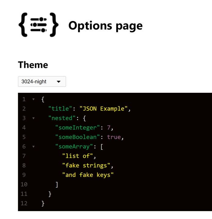 Change your theme on this options screne