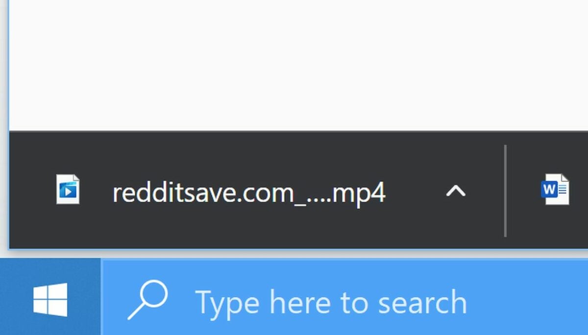 Find the video on your download list
