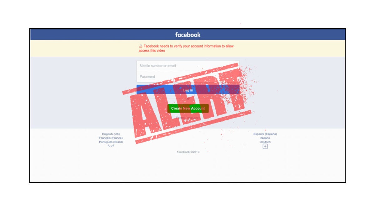 Facebook Messenger users targeted by massive phishing scam