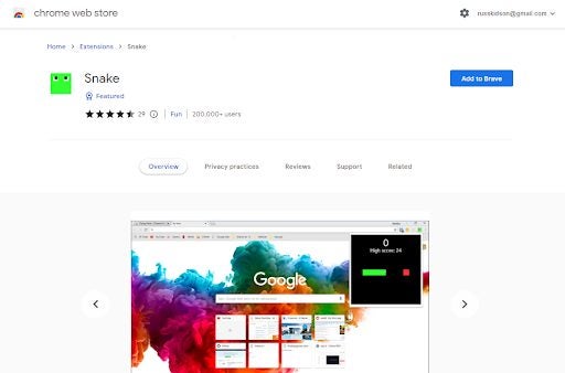 How to Use the Snake Game Google Chrome Extension