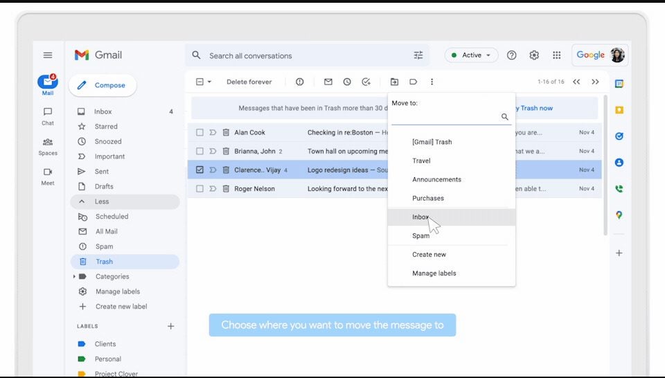 how to recover emails in Gmail