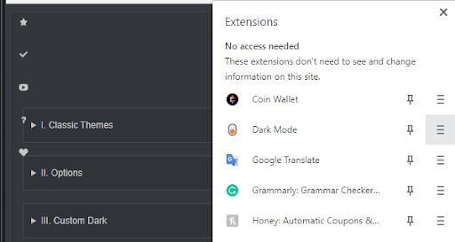 How to use Dark Mode for Chrome
