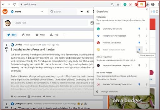 How to use the Reddit Enhancement Suite Chrome extension