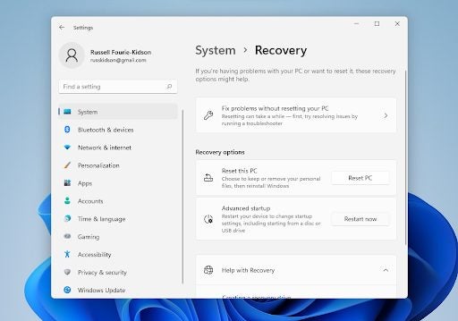 Uninstall Windows 11 Updates