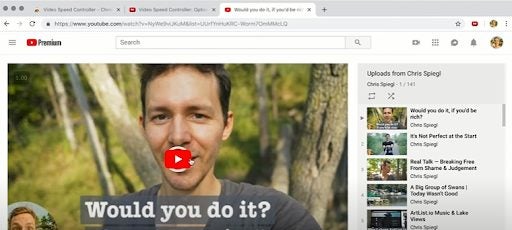 Video Speed Controller Chrome