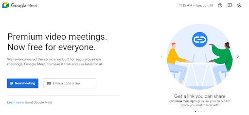 Virtual Backgrounds for Google Meet Chrome extension