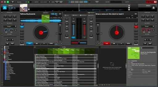 VirtualDJ to start mixing music