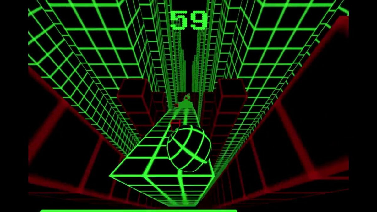 Out of bounds areas are clearly indicated in red