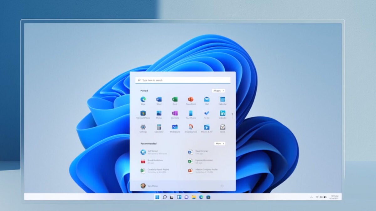 Windows 11 screen