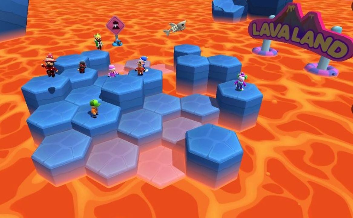 Use platforms to jump to safety