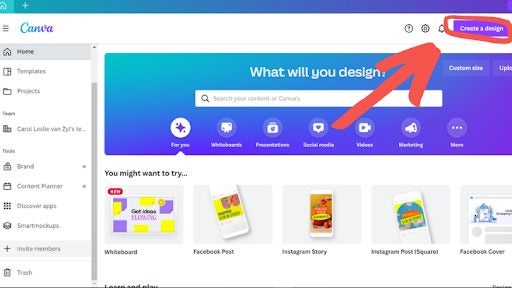 Create your own professional email signature design in Canva