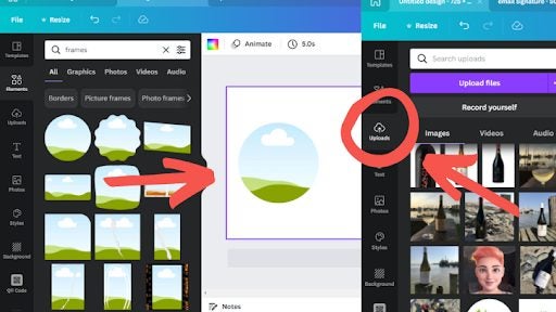 Create your own professional email signature design in Canva