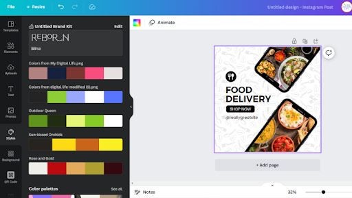 How to use canva for instagram