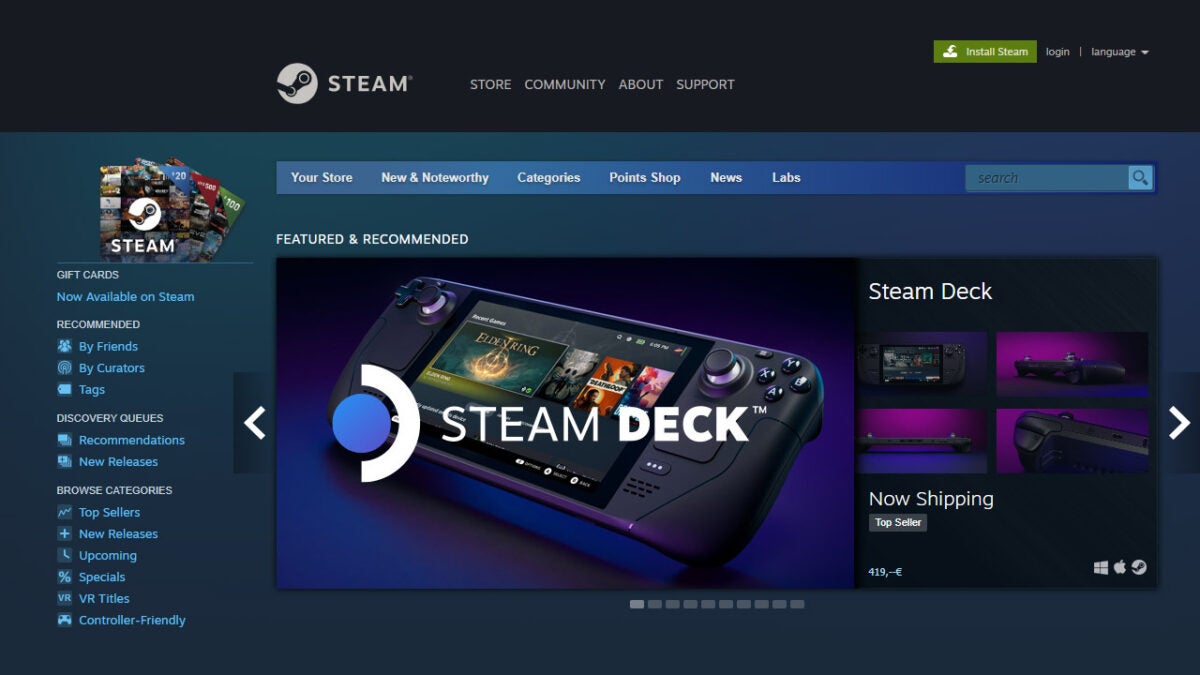 Steam Deck on Steam