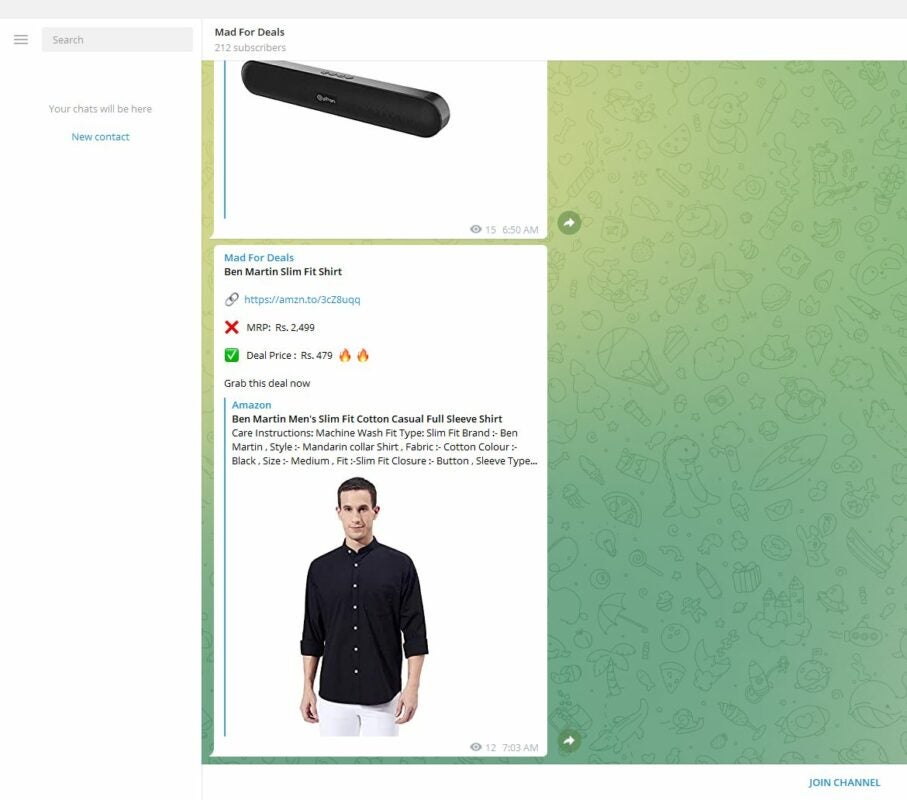 Top 6 Telegram channels for offers