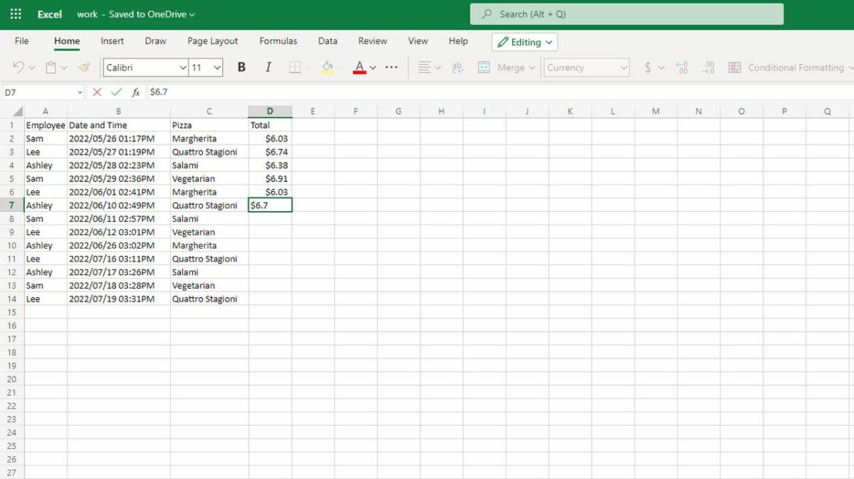 Build your base table