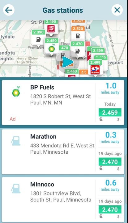 Find the best gas price in your area