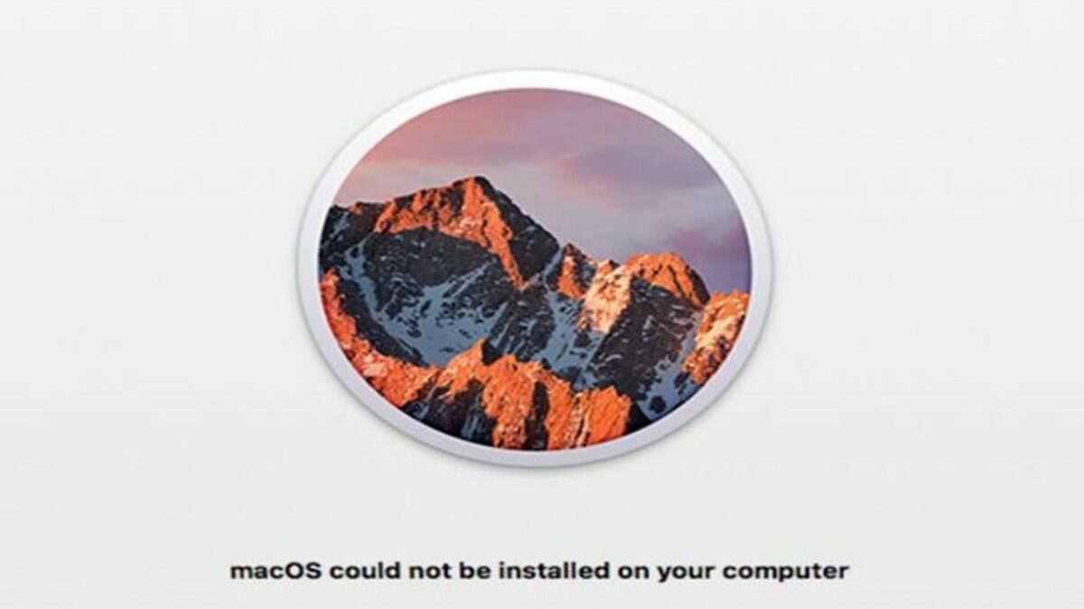 How to solve the “macOS could not be installed” failure