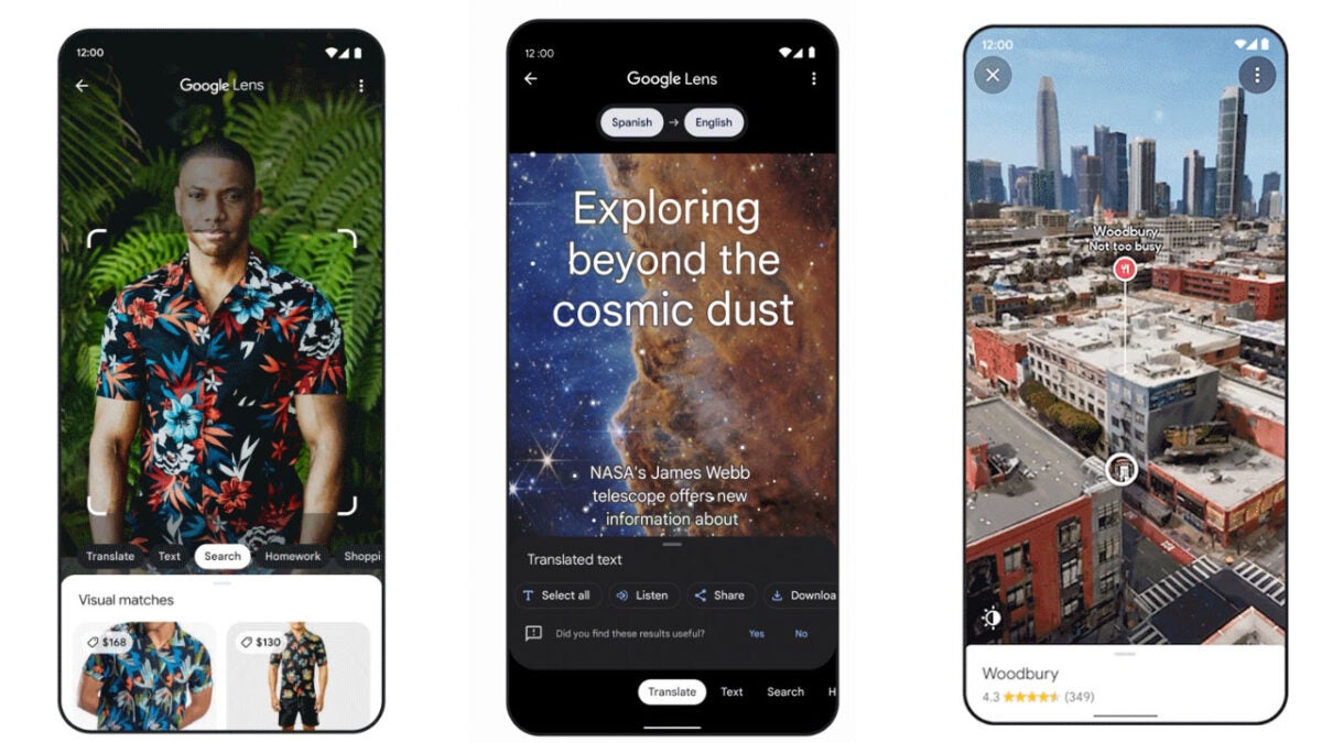 Search, Maps, Translation