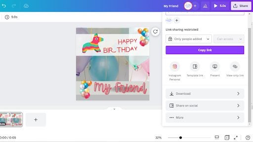 How to make a GIF in Canva