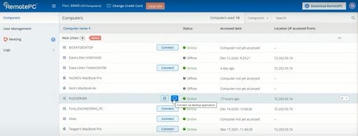How to use RemotePC compared with Teamviewer