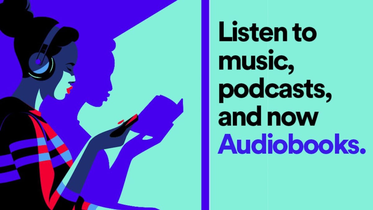 Spotify audiobooks header
