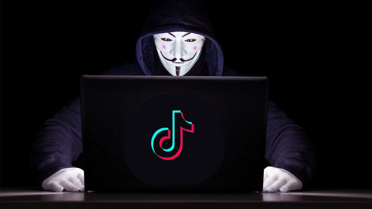 Anonymous hacker on ticktok