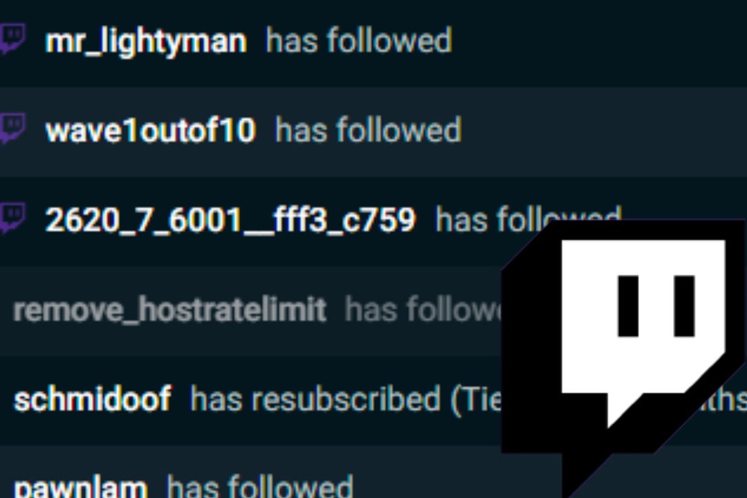 Twitch is working on the sudden flood of new bot accounts