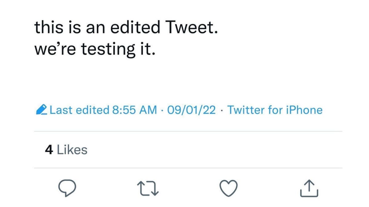 edit tweet button