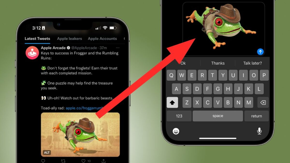cut images ios 16