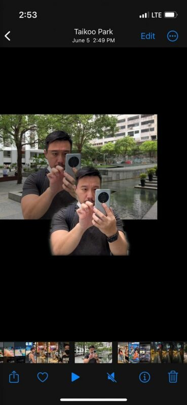 cut images ios 16
