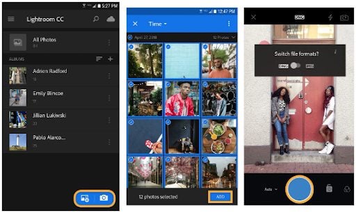 How to use Lightroom on Android