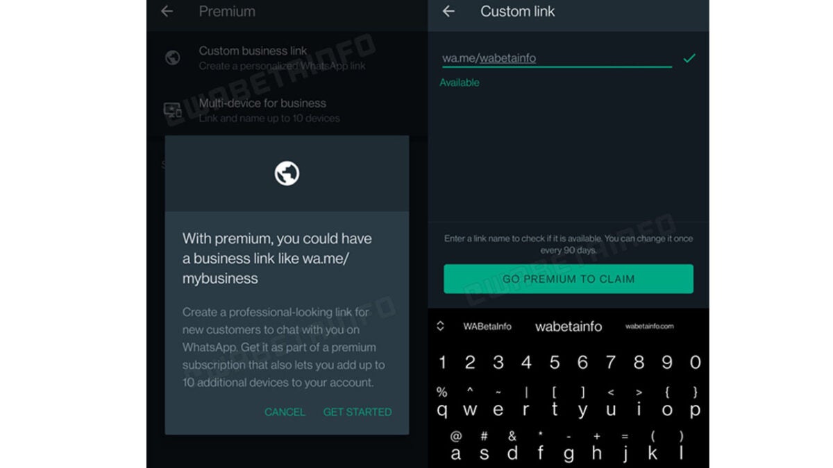WhatsApp Business Premium